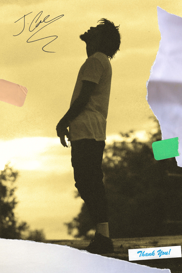 J Cole 'Thank You!' Poster