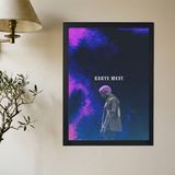 Kanye West 'Purple Fantasy' Poster - Mockup 2