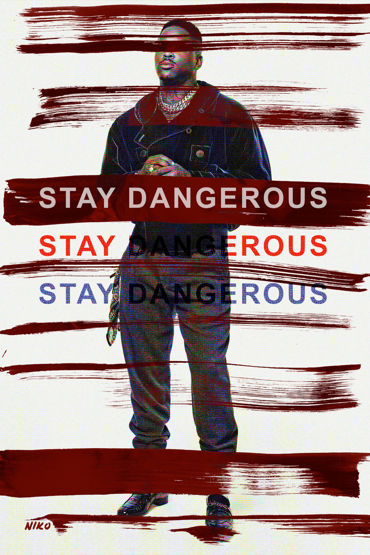 YG 'STAY DANGEROUS 3x' Poster