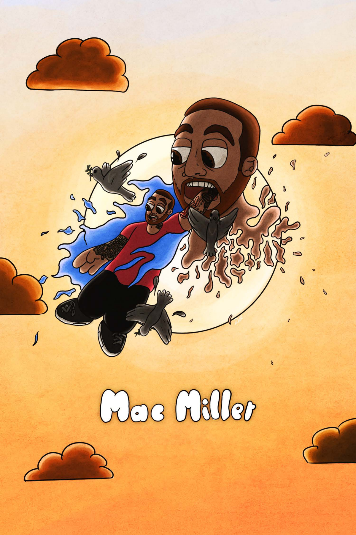Mac Miller 'High Life' Poster