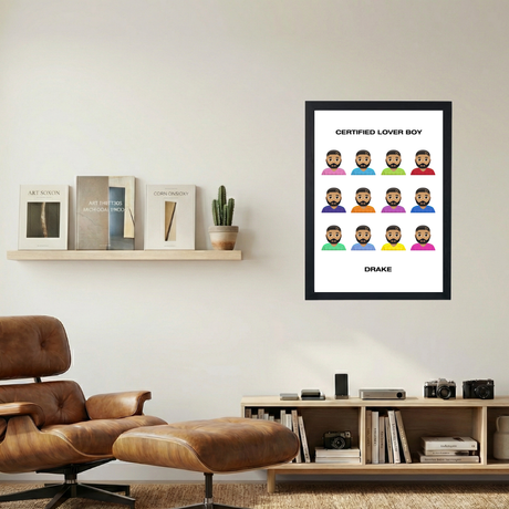 Drake 'Certified Lover Boy' Alternative Cover Poster - Mockup 1