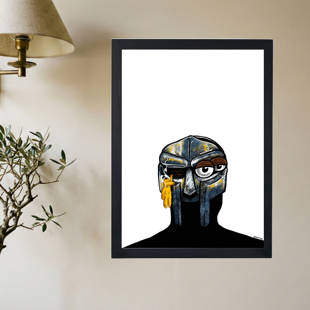 MF DOOM 'VILLAINY' Poster - Mockup 2