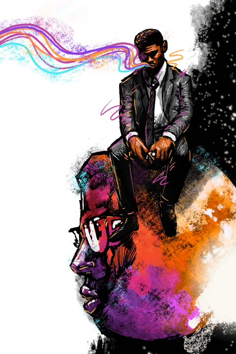 Kid Cudi 'Moon Man' Poster