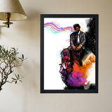 Kid Cudi 'Moon Man' Poster - Mockup 2