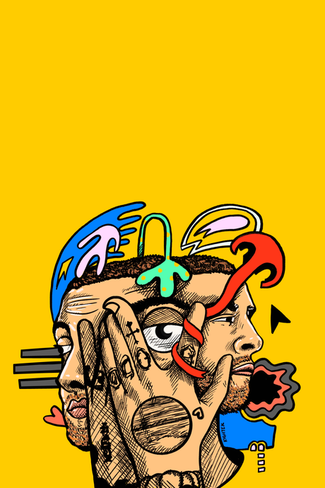 Mac Miller 'Faces' Poster