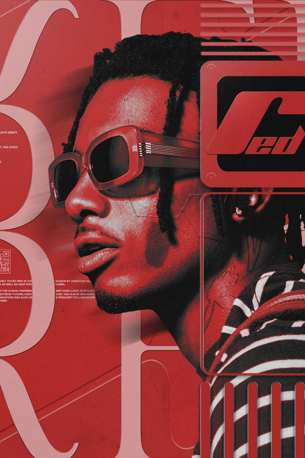 Playboi Carti 'RED' Poster