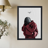 Kanye West 'Ye' Drawing Poster V2 - Mockup 2