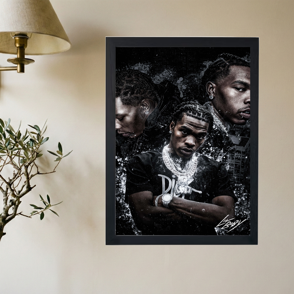 Lil Baby 'Dior Killa' Poster - Mockup 2