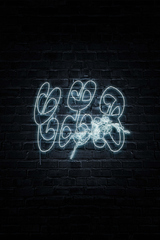 Drake 'CLB' Neon Sign Poster