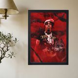 Polo G 'Wolf' Poster - Mockup 2