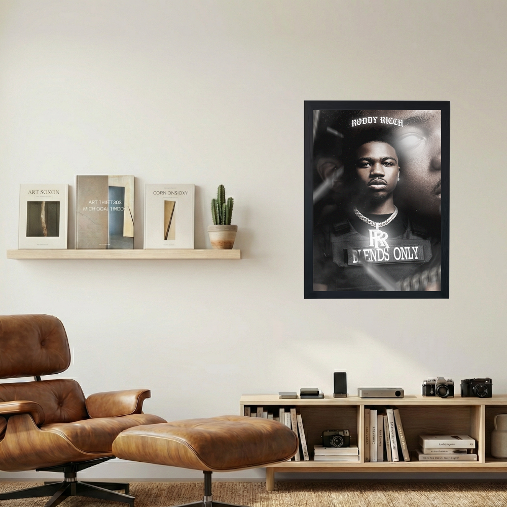 Roddy Ricch 'Blends Only' Poster - Mockup 1