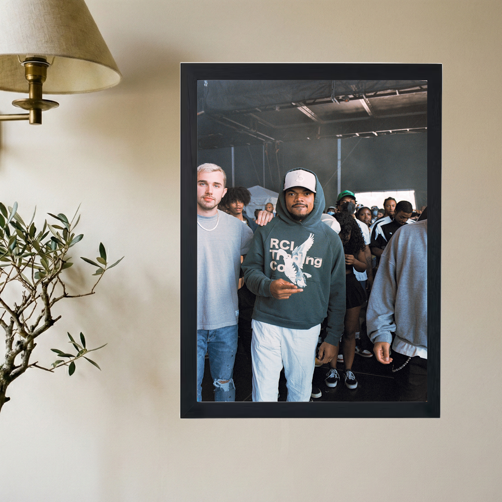 Chance The Rapper 'Steppin'' Poster - Mockup 2