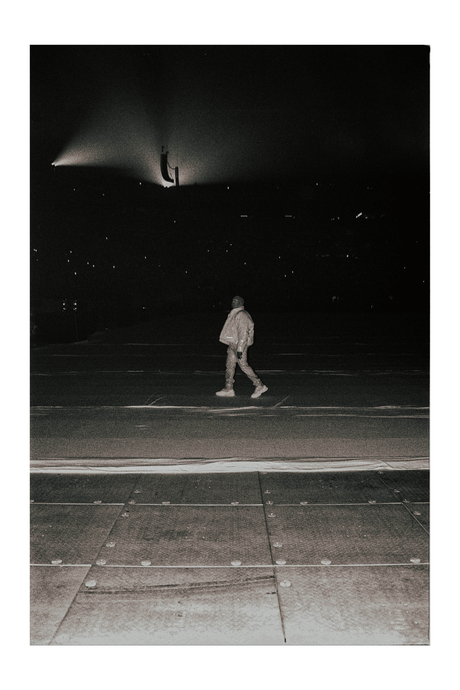 Kanye West 'Listening Party' B&W Poster