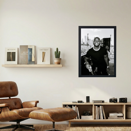 Southside 'Cheezin'' B&W Poster - Mockup 1