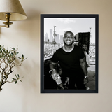 Southside 'Cheezin'' B&W Poster - Mockup 2