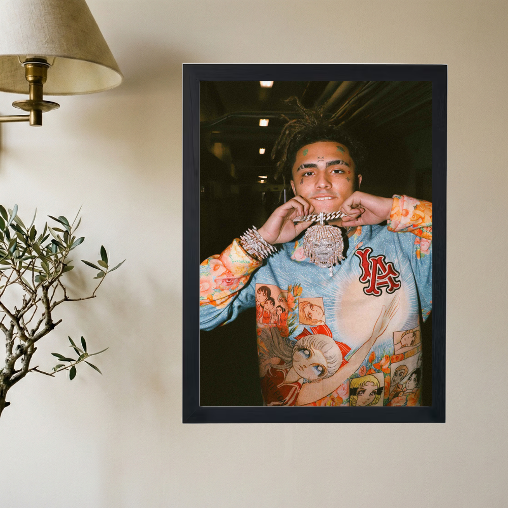 Lil Pump 'Emoji a Chain' Poster - Mockup 2